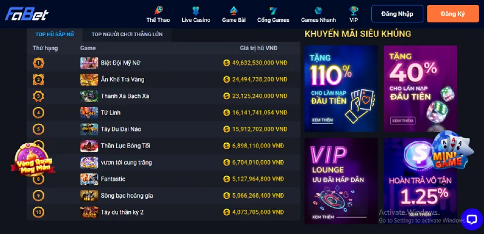 Các trò chơi và loại hình cá cược tại SV388link link vào